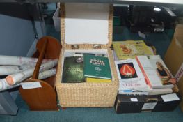 Laura Ashley Wall Paper plus Assorted Books