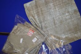 *Seven Metallic Grey Cushion Covers 43cm