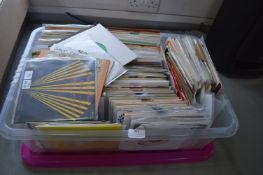 Storage Box Containing Ex Jukebox Singles etc.