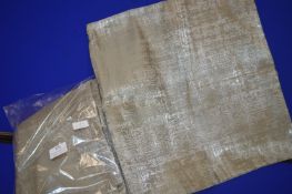 *Ten Metallic Grey Cushion Covers 43cm