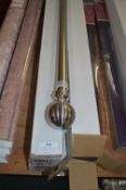 *Four Metal Effect Extending Curtain Poles
