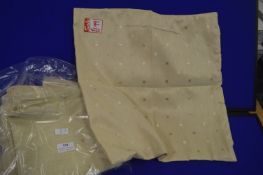 *Eight Cushion Covers in Pale Gold 43cm²