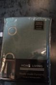 *Home Living Eyelet Curtains in Teal 132