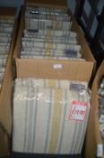 *Six Pairs of Montgomery Stripe Pencil Pleat Curta