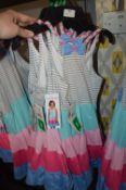 Six Joana Michelle Girl's Stripe Dresses Size: 8 y