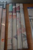 *Four Mixed Pattern Roller Blinds 60cm wide