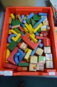 Vintage Wooden Building Blocks