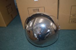 *iLite Silver Effect Pendant Lamp 36cm