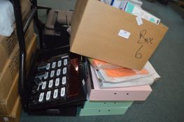 *Assorted Office Sundries, File Boxes, etc.