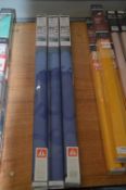 *Three Concept Blue Blackout Roller Blinds 160cm w