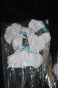 *Four Packs of 10 White Trainer Socks Size: 3-8