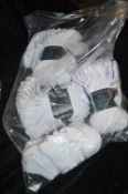 *Four Packs of 10 White Trainer Socks Size: 3-8