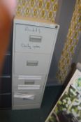 *Metal Four Drawer Filing Cabinet