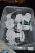 *Four Packs of 10 White Trainer Socks Size: 3-8