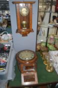 Two Vintage Wall Clocks for Spares/Repairs