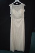 Kenneth Winston Dark Ivory Wedding Dress Size: 14