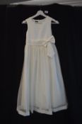 Girl's Bridesmaid Dress in Ivory by Visara Size: 9-10 years