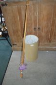 Curtain Pole and a Lampshade