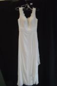 Wedding Dress in Ivory by Kenneth Winston Size: 8