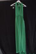 Prom Dress in Green by Victoria Kay Size: L