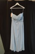 Prom Dress in Dark Powder Blue by Kenneth Winston Size: 20