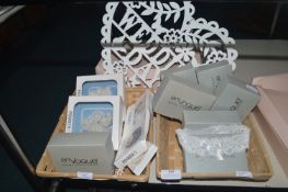 Assorted Bridal Accessories Including Garters, etc