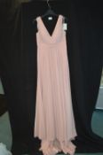 Evening Dress in Dusty Pink by Victoria Kay Size: 16