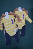 Two 4pc Toddler's Sets Size: 24 months