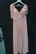 Prom Dress in Dusty Pink by Kenneth Winston Size: 14