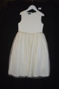 Girl's Ivory Bridesmaid Dress Visara by Size: 7-8 years