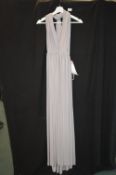 Prom Dress in Light Cloud Grey by Victoria Kay Size: S/M