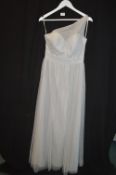 Prom Dress in Pewter by Kenneth Winston Size: 8