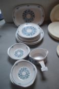Noritake Blue Moon Pattern Tableware 15pcs