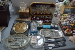 Vintage Cutlery Canteen, Serving Dishes, etc.