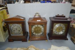 Three Bracket Clocks for Spares/Repairs