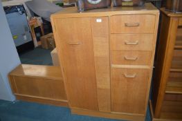 1960's Single Wardrobe and Matching Blanket Box