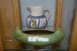 Branham Planter and a Buchan Jug