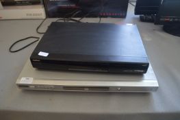 Technika DVD Player and a Humax DVR 9300T TV Recor