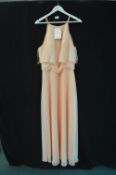 Prom Dress in Creamy Peach by Kenneth Winston Size: 18