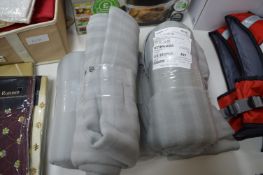 *Five Ikea Vitmosa Grey Throws 120x160cm