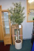 *CGH Artificial Olive Tree in Planter