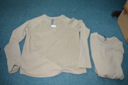 *Two Mondetta Lady's Long Sleeve Crewneck Tops 2pk