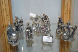 Seven Myth & Magic Wizard Figures