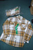 *Two Jachs Plaid Fleece Lined Shirts Size: XL