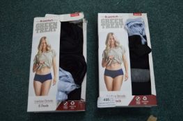 *Green Treat Lady's Briefs 2x 5pk Size: M
