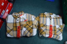*Two Girlfriend Fleece Lined Shirts Size: M