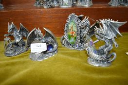 Four Myth & Magic Dragon Figures