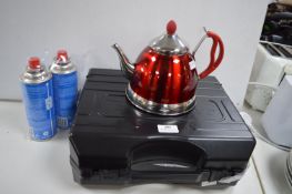 *Camping Gaz Portable Gas Cooker and Canisters, pl