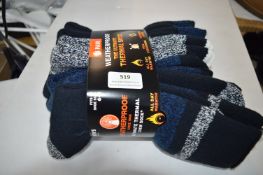 *Weatherproof Men's Thermal Socks 4pk Size: 6-11