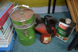 Vintage Oil Cans etc.